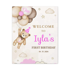 Baby birthday welcome board 0.75"