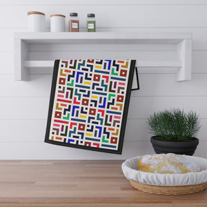 Pop Arabic Calligraphy Tea Towel