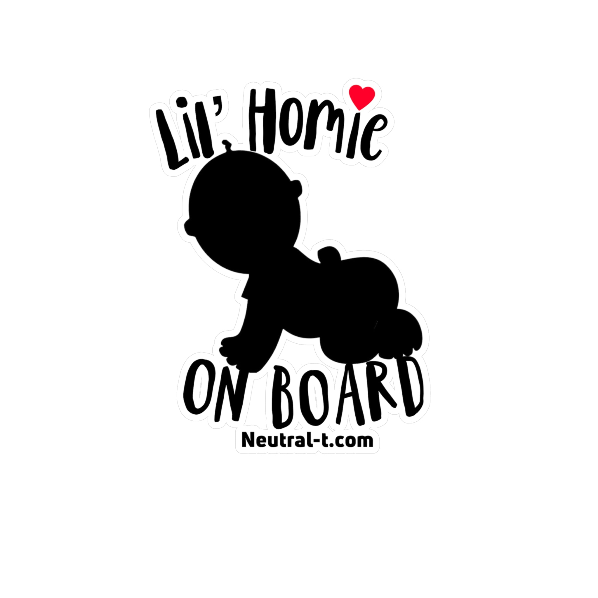 Lil’ Homie Baby On Board Car Sticker