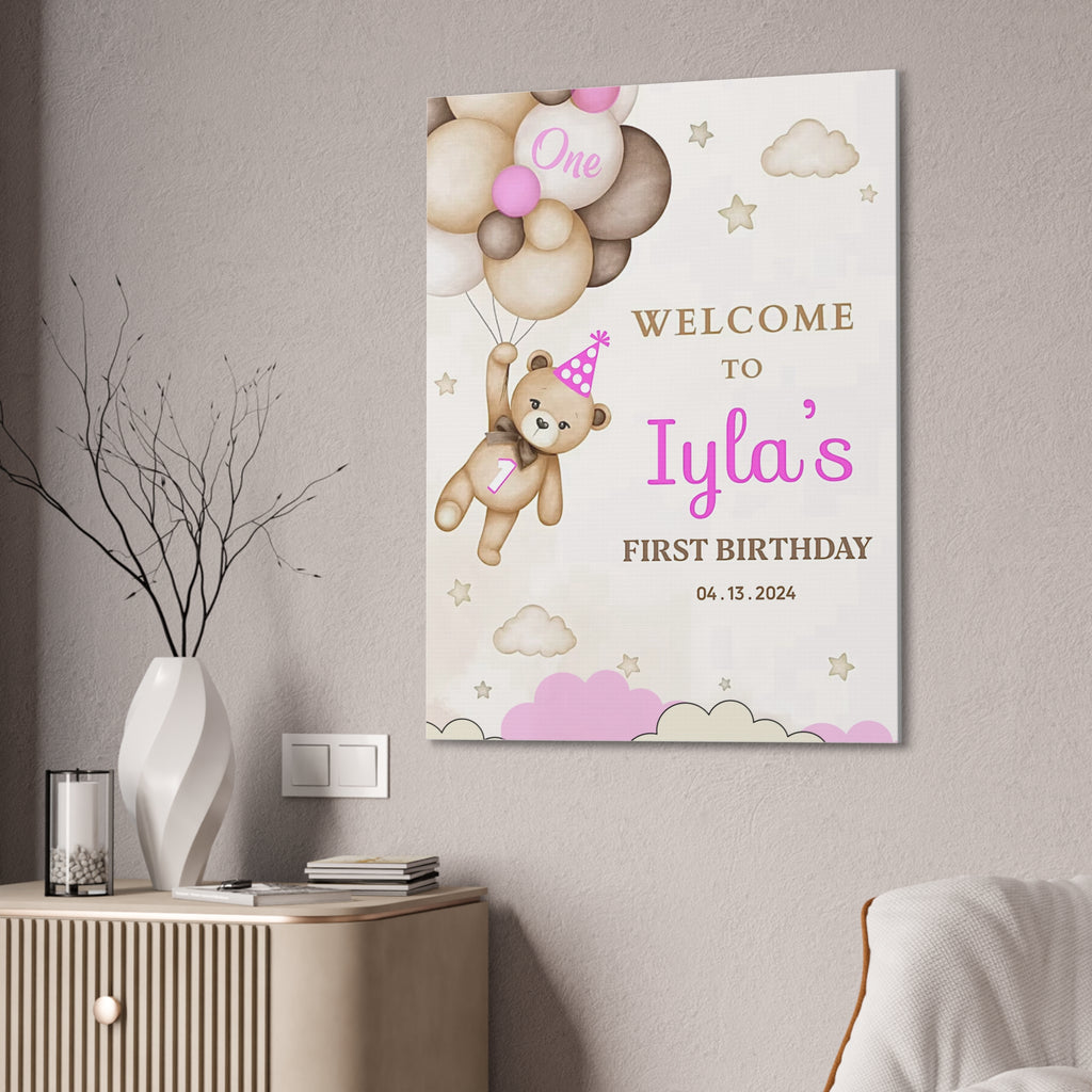 Baby birthday welcome board 0.75"