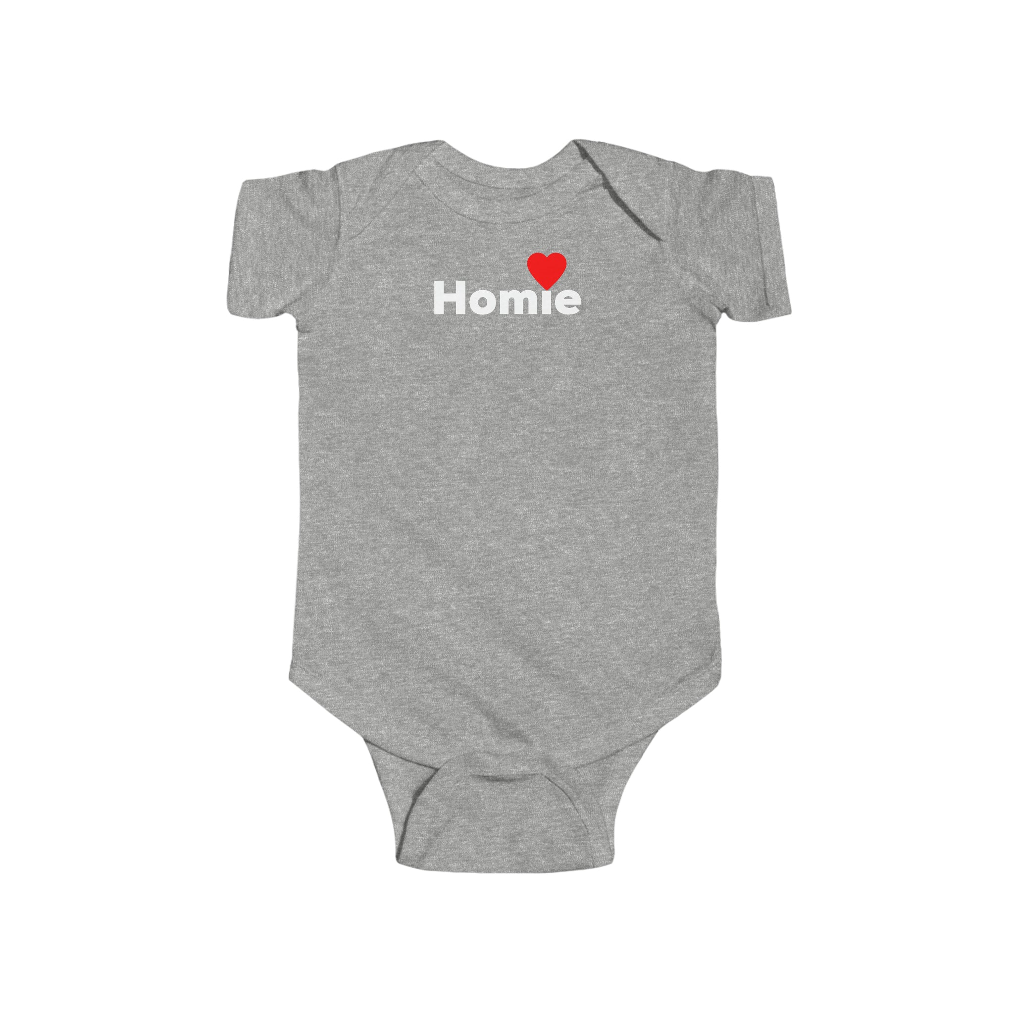 Homie Baby Onesie -White