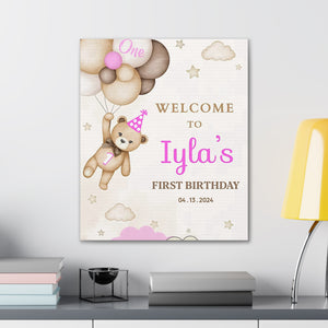 Baby birthday welcome board 0.75"