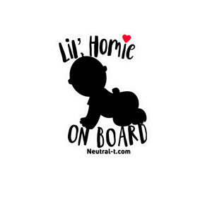 Lil’ Homie Baby On Board Car Sticker