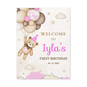 Baby birthday welcome board 0.75"