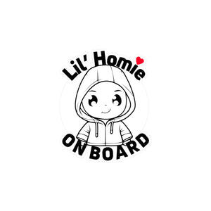 Lil’ Homie Baby On Board 2 Car Sticker
