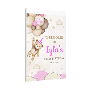 Baby birthday welcome board 0.75"