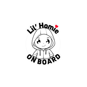 Lil’ Homie Baby On Board 2 Car Sticker