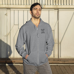 THE X Zip Adult Hoodie