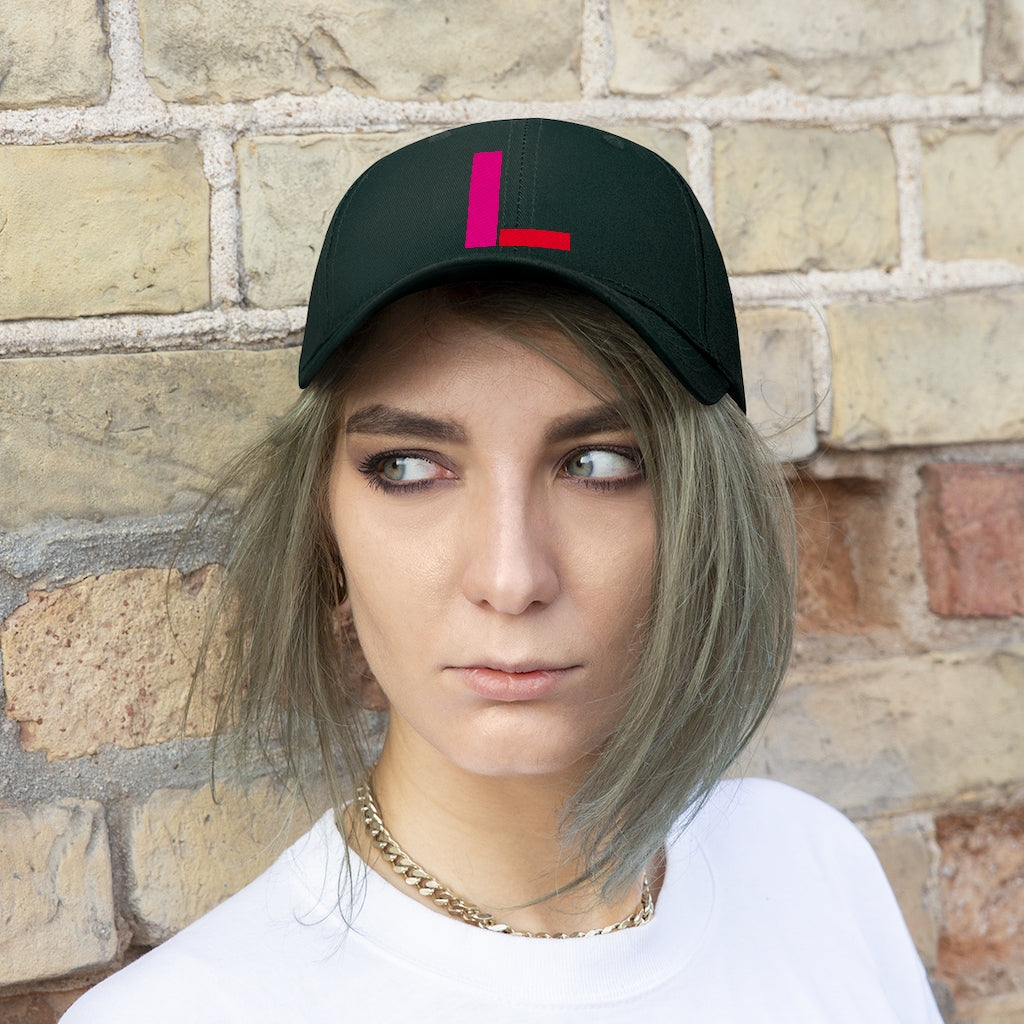 "L" Initial Adult Cap