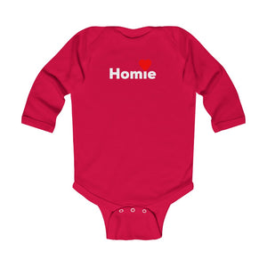 "Homie" Long Sleeve Baby Onesie