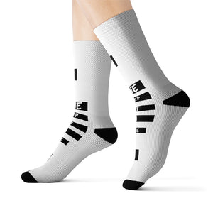 "One step at a time" Adult Socks
