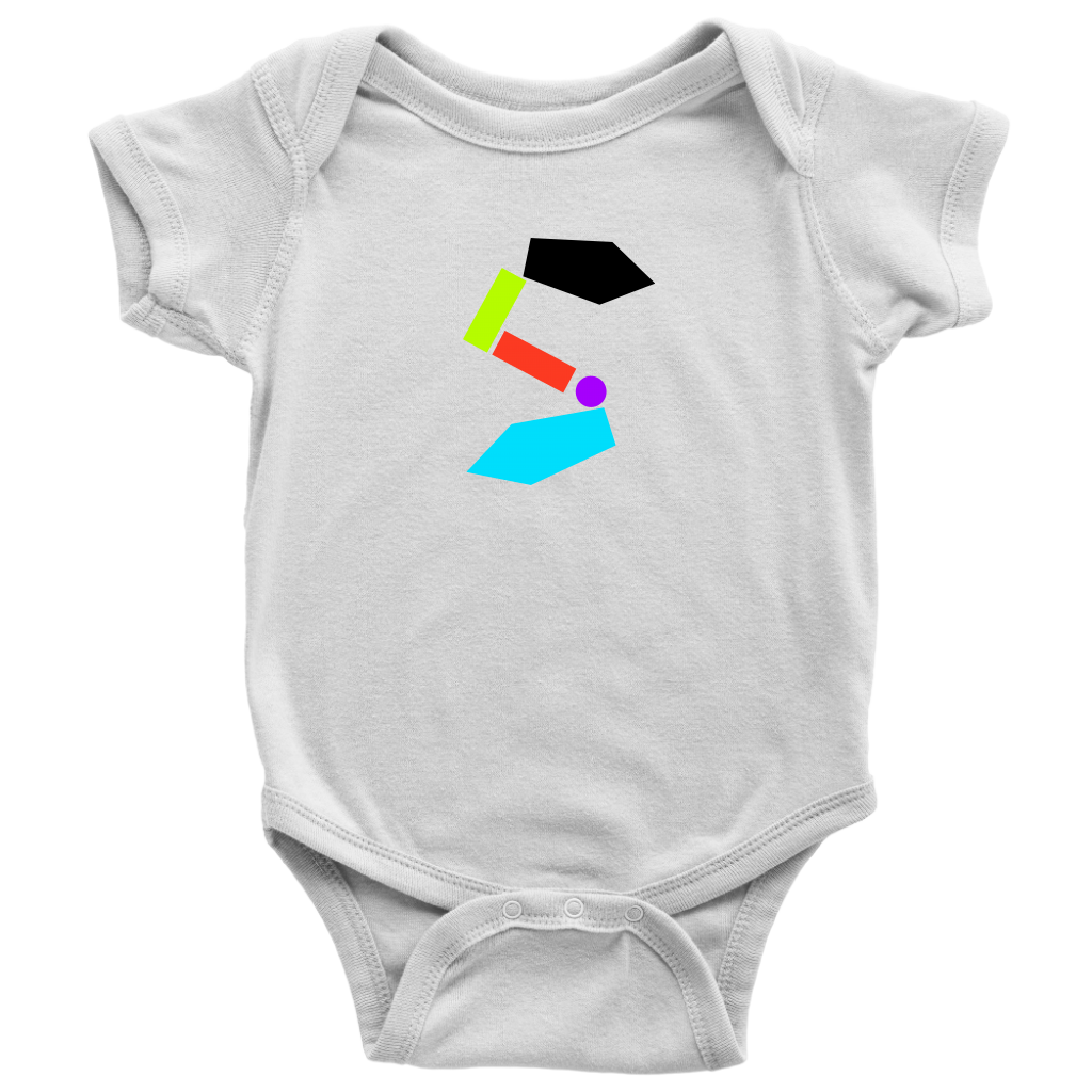 "S" Initial Baby Onesie