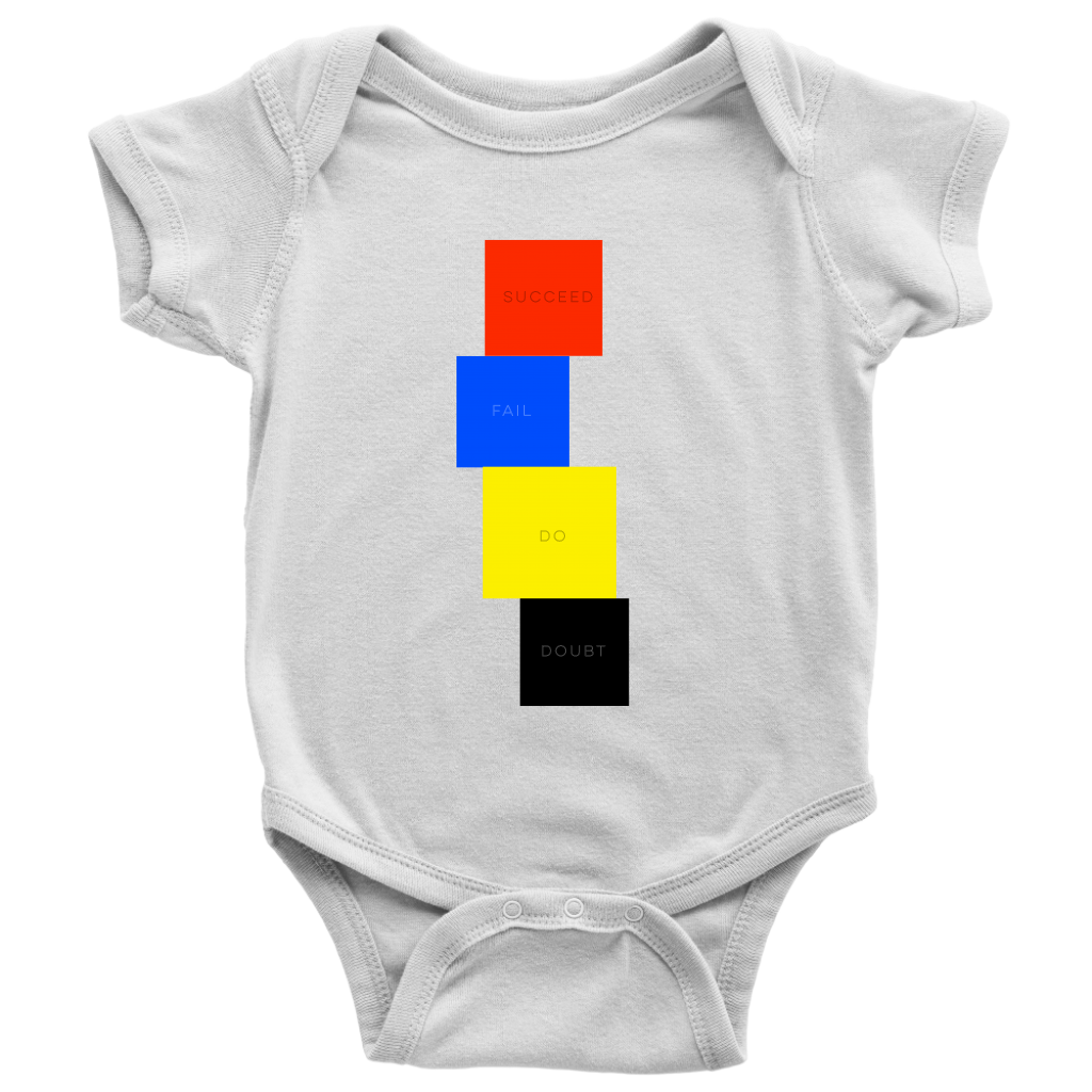 Building Blocks Baby Onesie