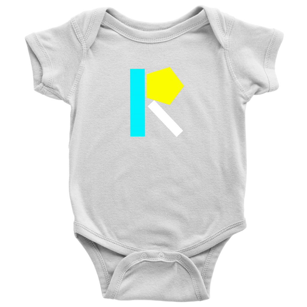 "R" Initial Baby Onesie