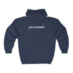 "Lay it down" Zip Adult Hoodie