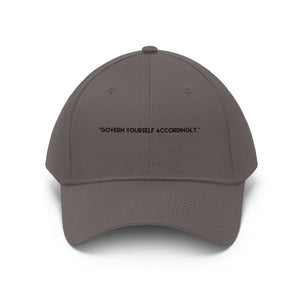 "Govern yourself accordingly" Adult Cap