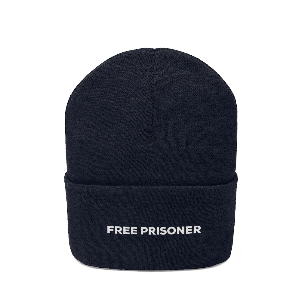 "Free Prisoner" Adult Knit Beanie