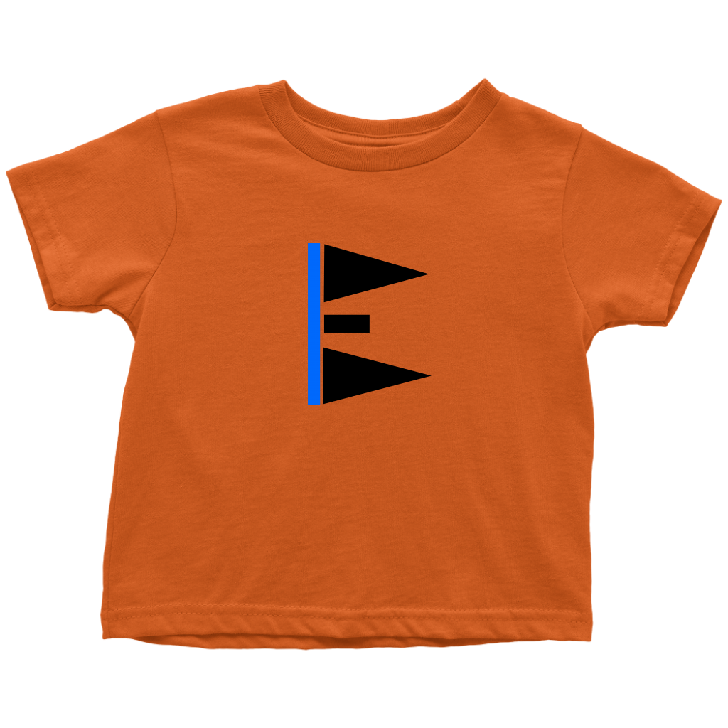 "E" Initial Toddler T-shirt