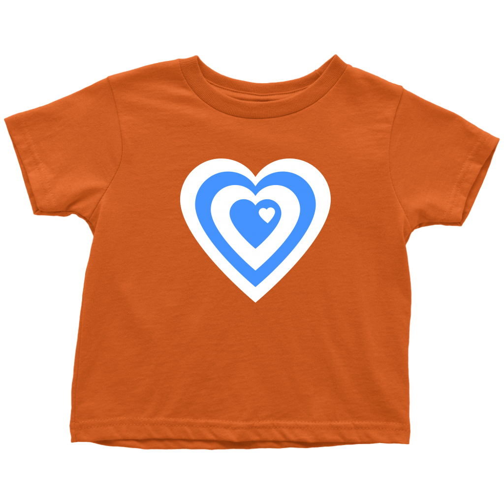 Super Loveheart Toddler T-shirt -Blue