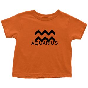 Original Zodiac Toddler T-shirt -Aquarius