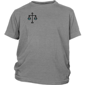 Scales of Justice Youth T-shirt