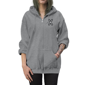 THE X Zip Adult Hoodie