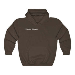 "Manners & Respect" Adult Hoodie