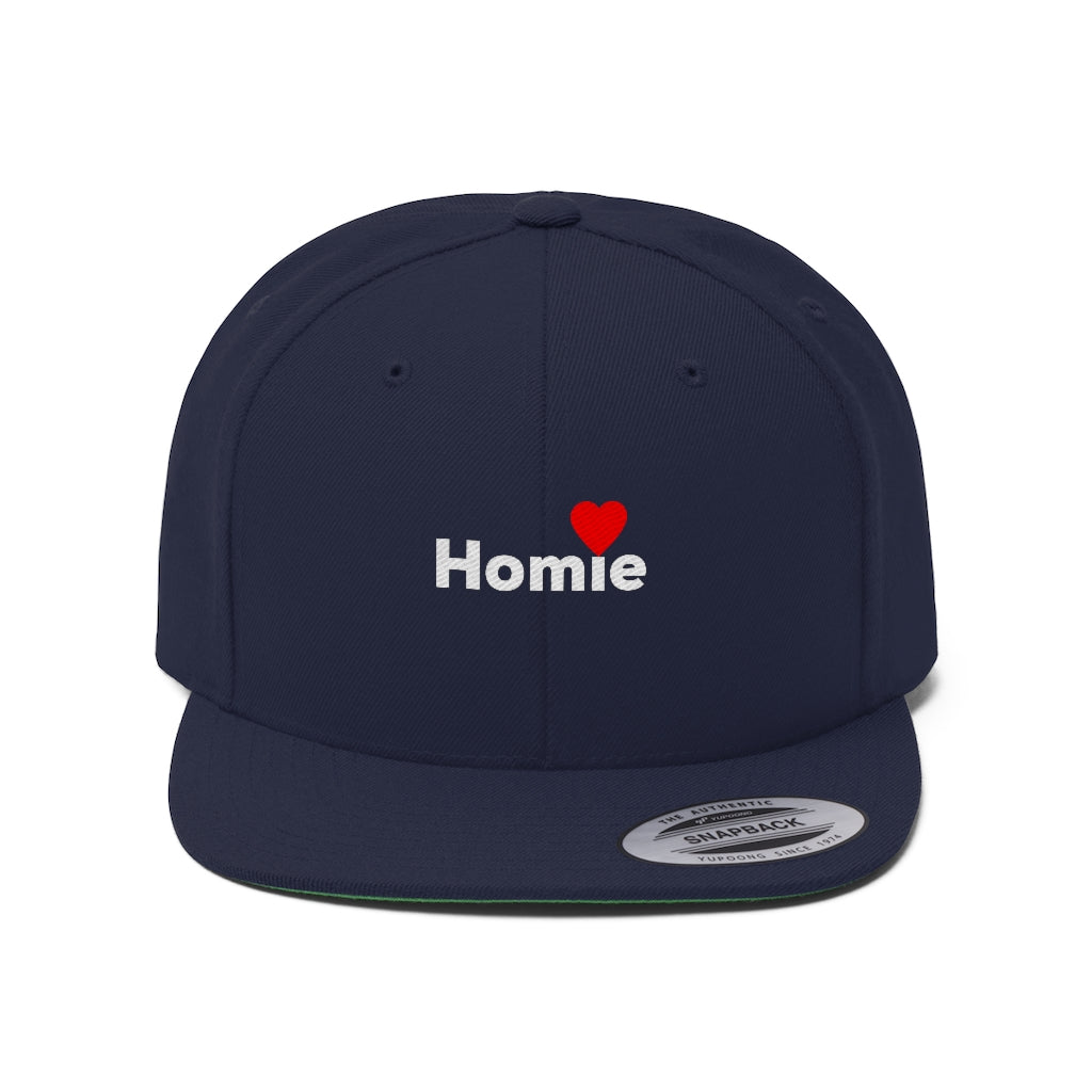 "Homie'" Flat Bill Adult Cap