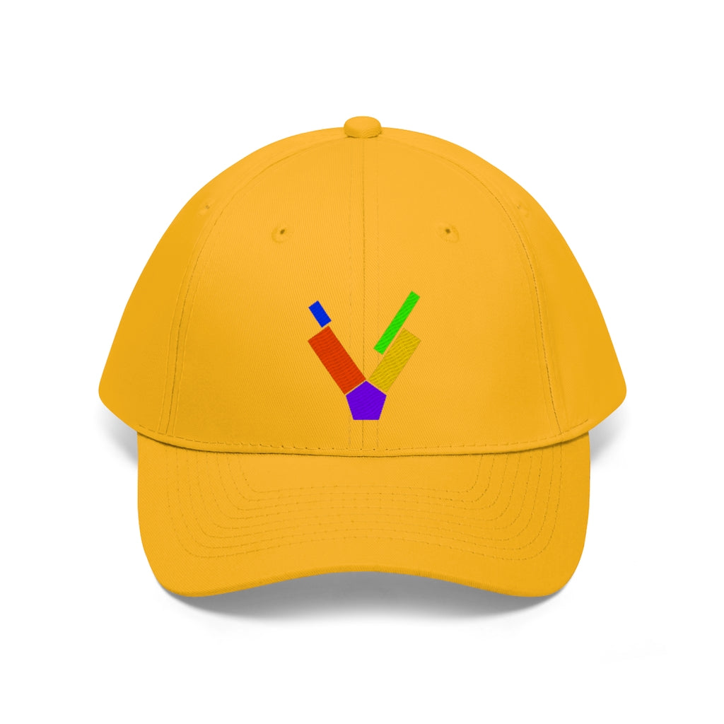 "V" Initial Adult Cap