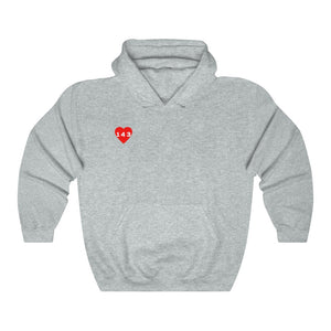 Red "143" Adult Hoodie