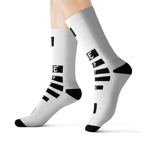 "One step at a time" Adult Socks