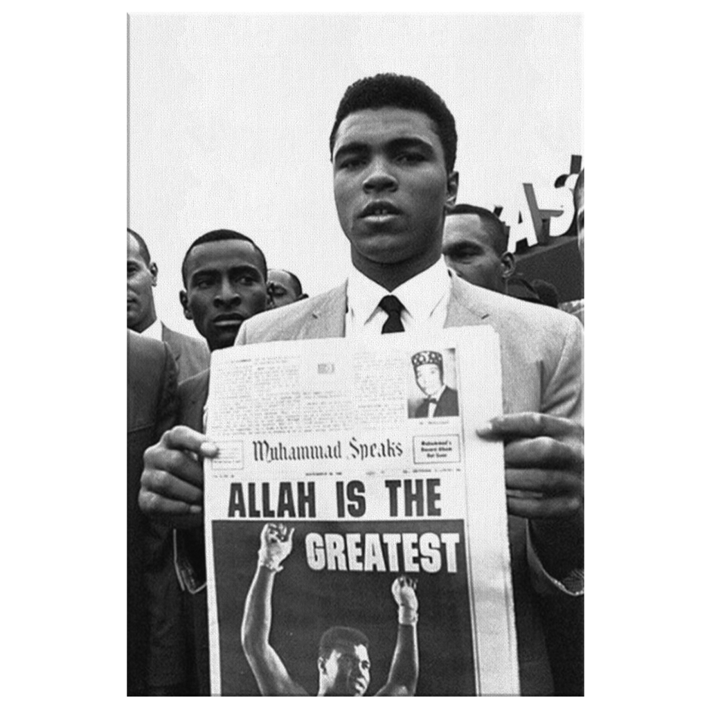 "The Greatest" Muhammad Ali Art Canvas