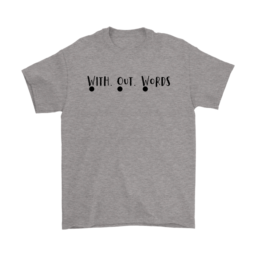W.ith O.ut W.ords Adult T-shirt