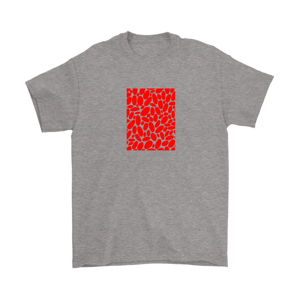 Red Pebbles Adult T-shirt