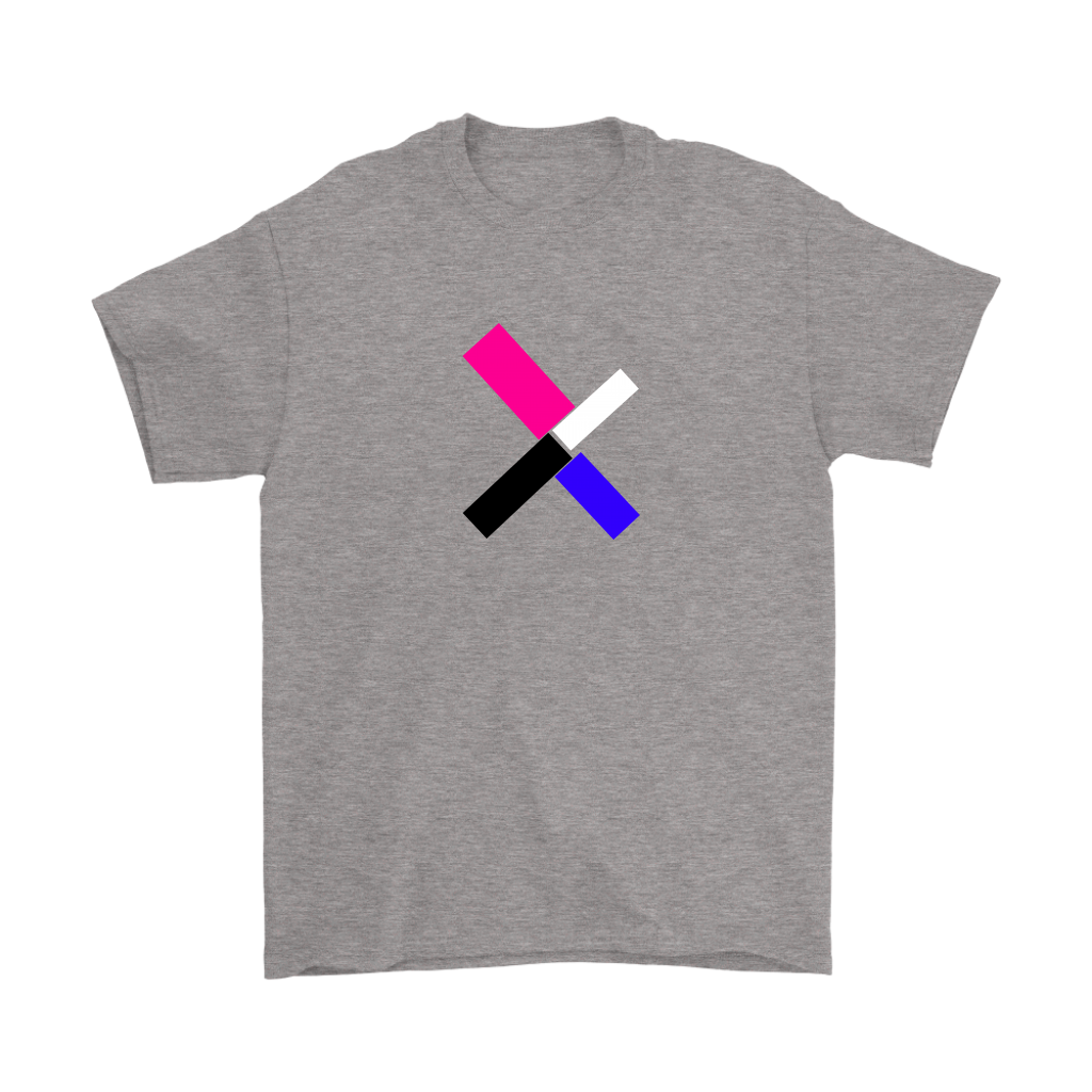 "X" Initial Adult T-shirt