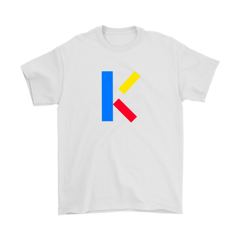 "K" Initial Adult T-shirt