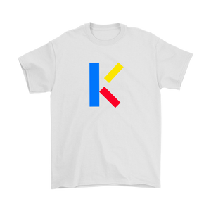 "K" Initial Adult T-shirt