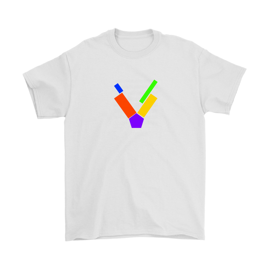 "V" Initial Adult T-shirt