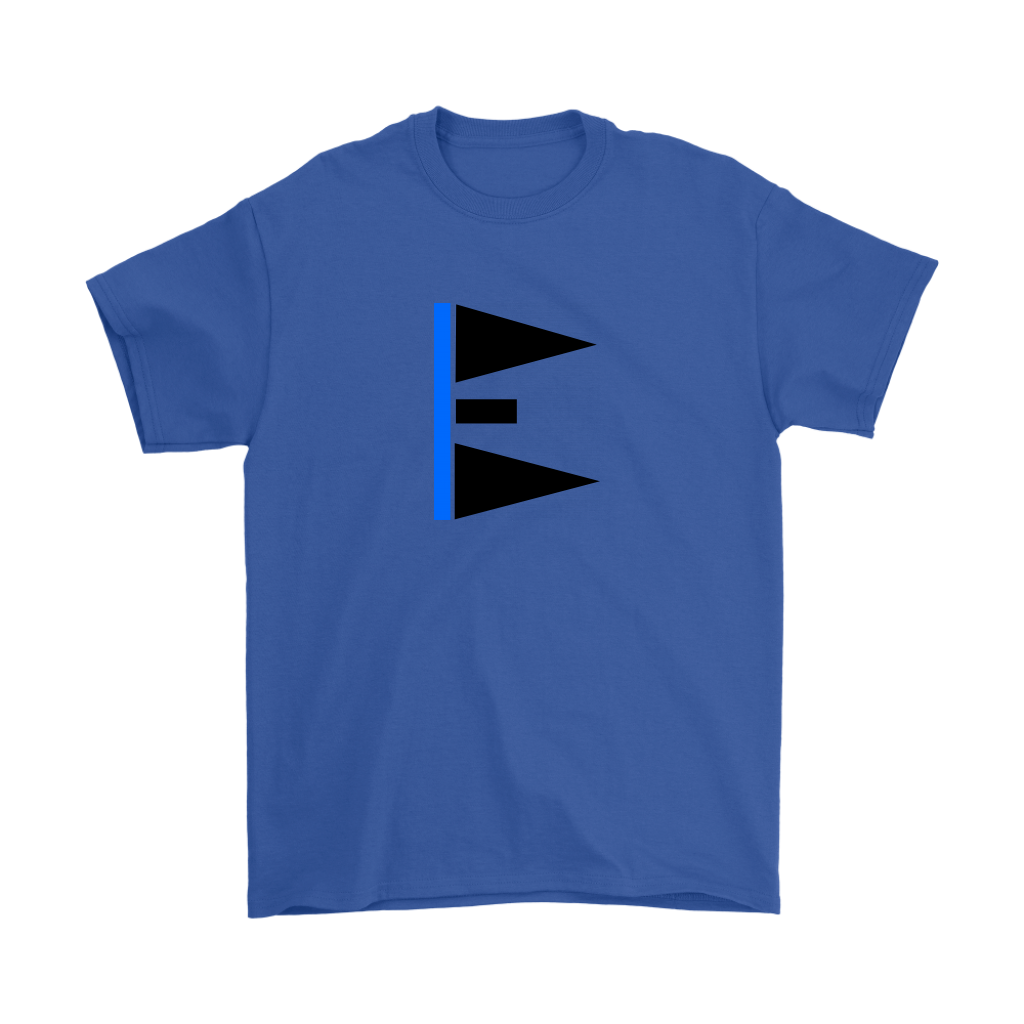 "E" Initial Adult T-shirt