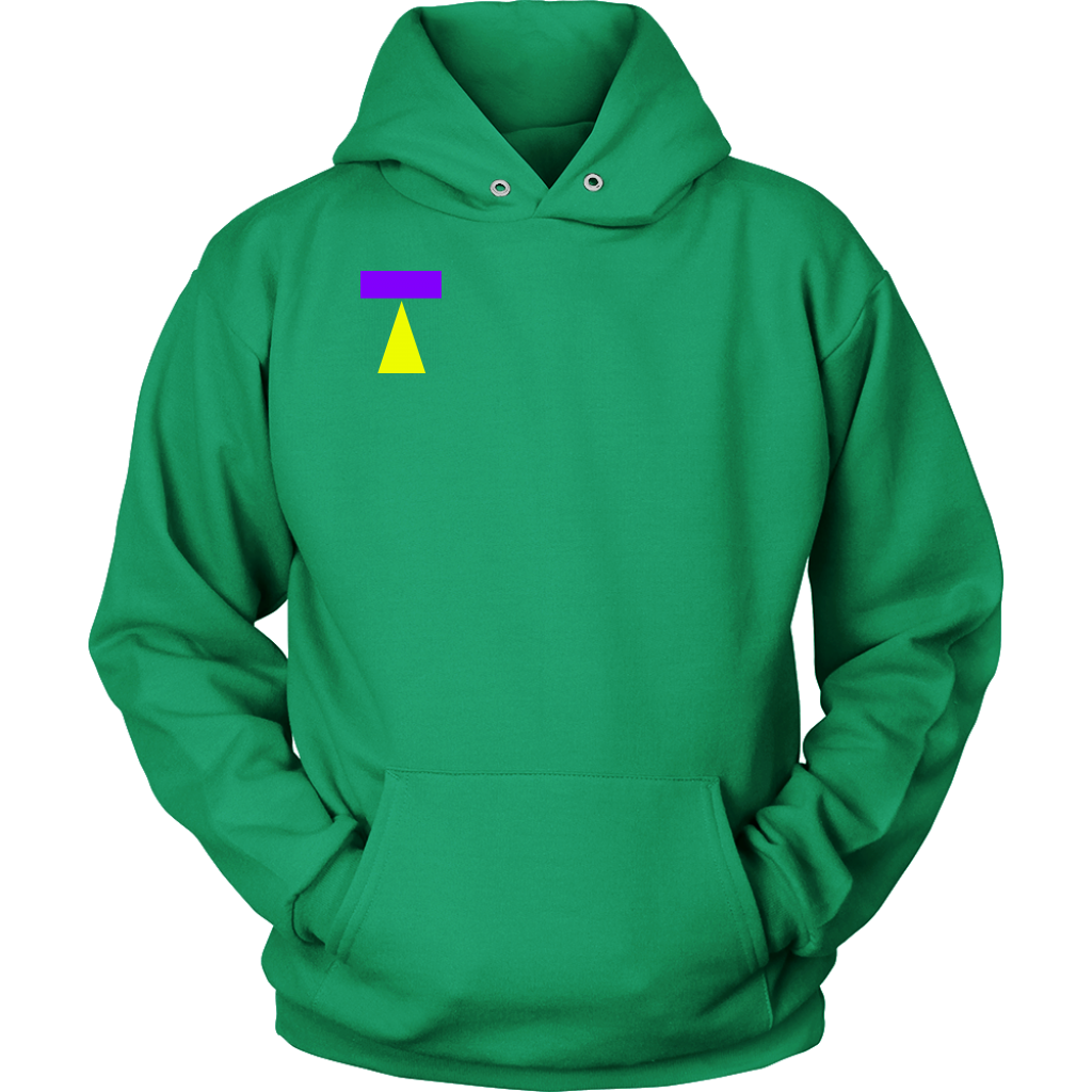 "T" Initial Adult Hoodie