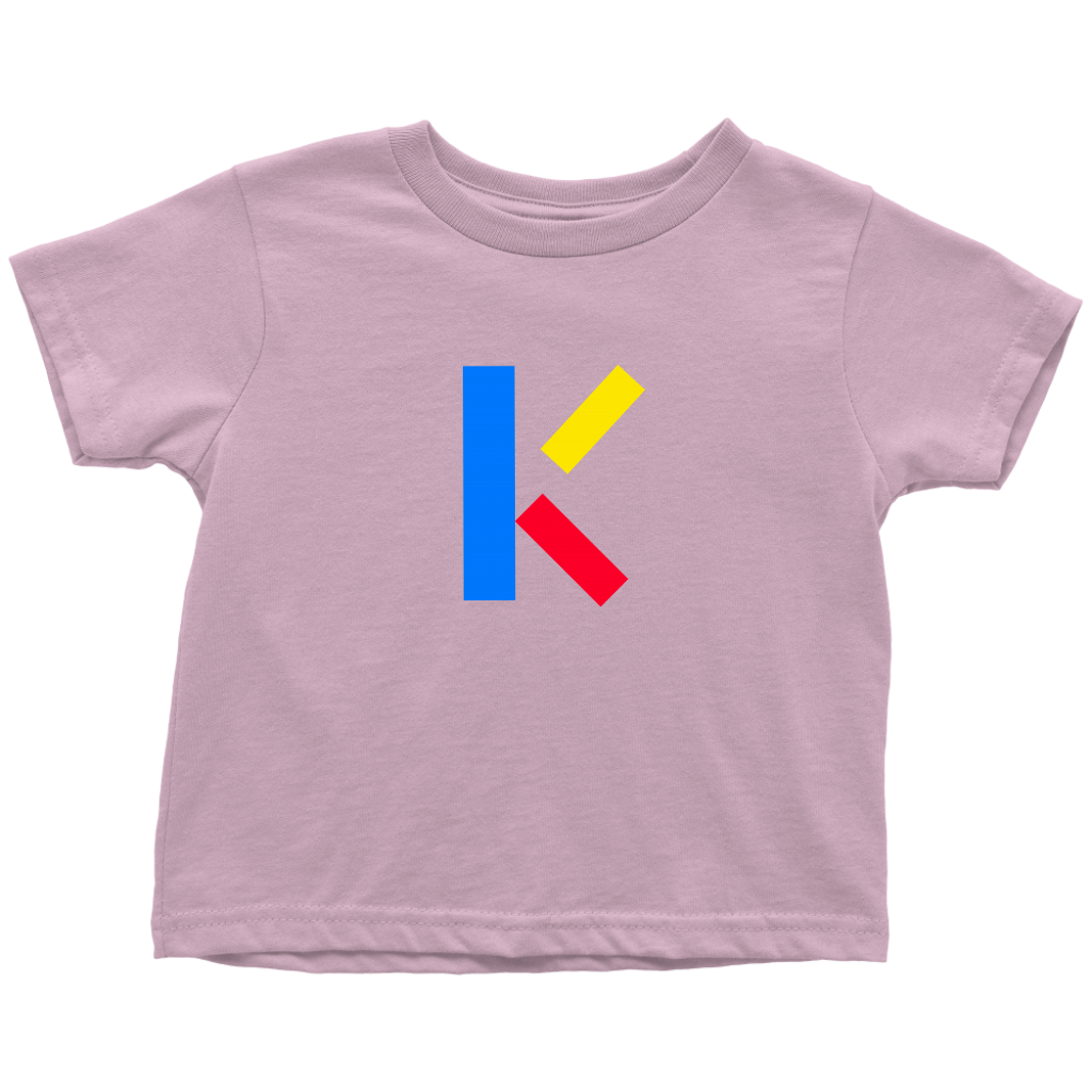 "K" Initial Toddler T-shirt