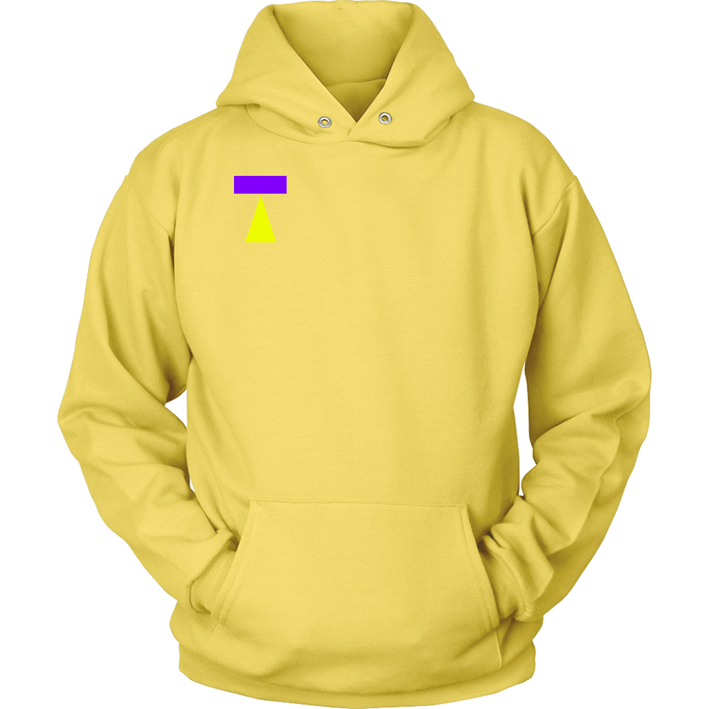 "T" Initial Adult Hoodie