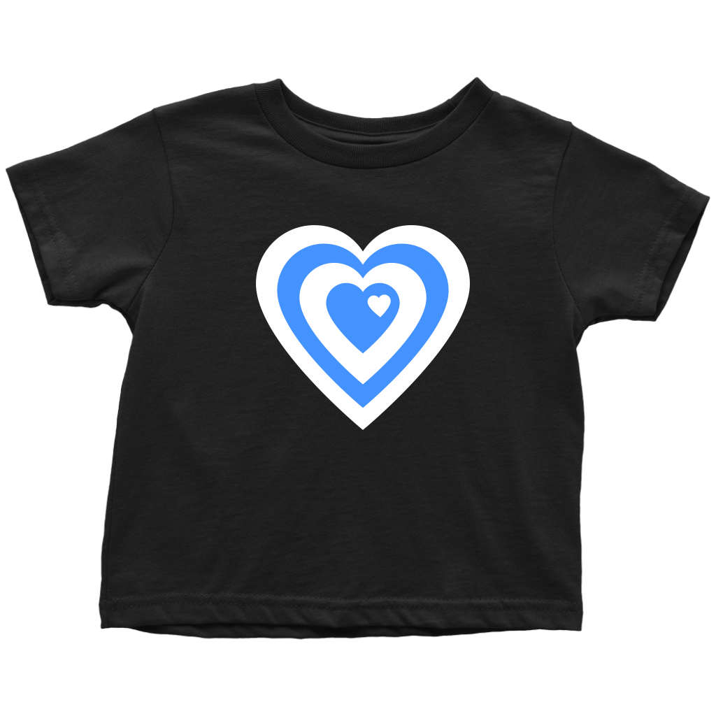 Super Loveheart Toddler T-shirt -Blue