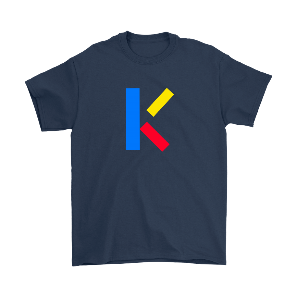 "K" Initial Adult T-shirt