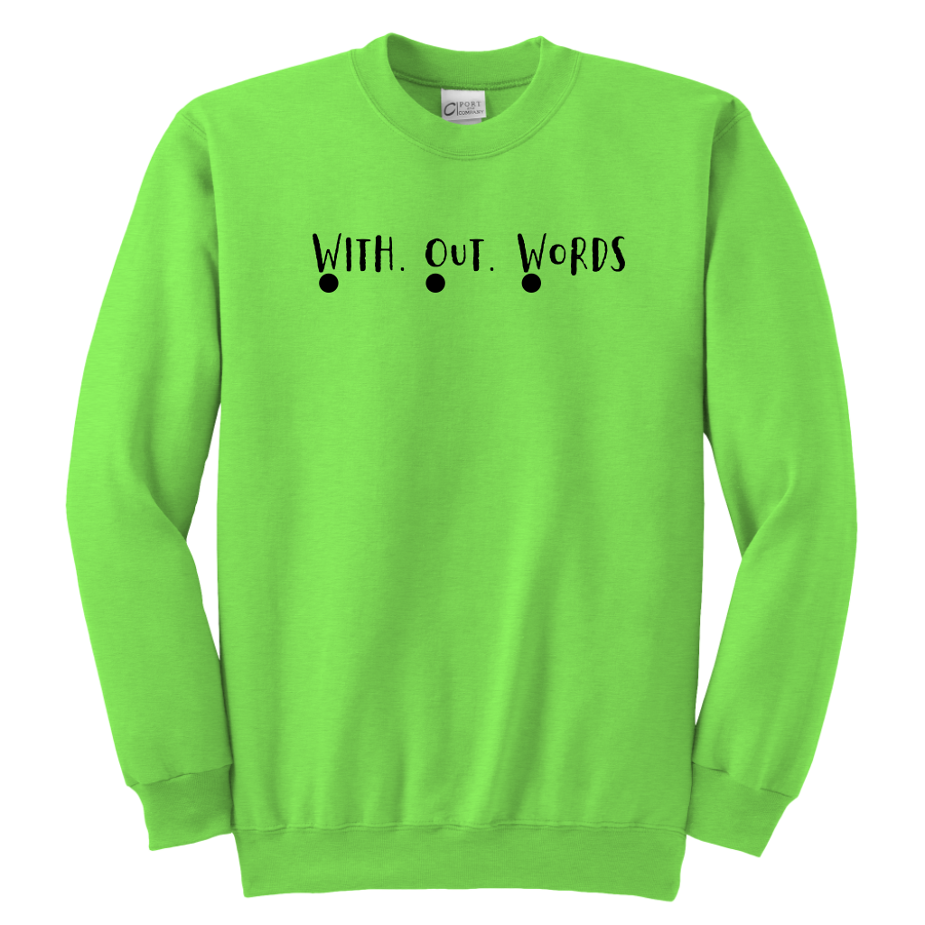 W.ith O.ut W.ords Youth Sweatshirt