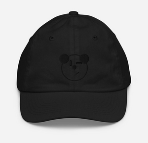 Happy Bear Embroidered Youth Cap