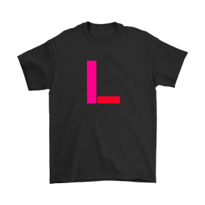 "L" Initial Adult T-shirt