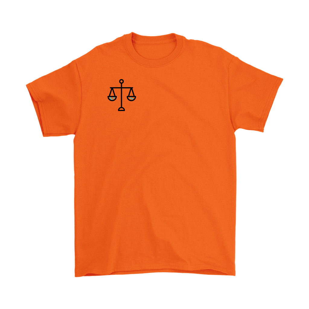 Scales of Justice Adult T-shirt