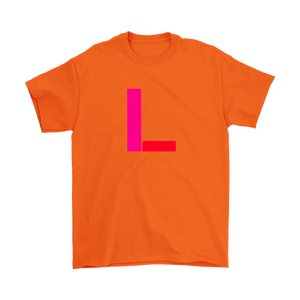 "L" Initial Adult T-shirt