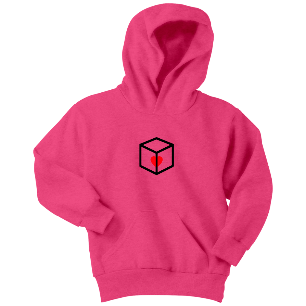 Boxed Heart Youth Hoodie